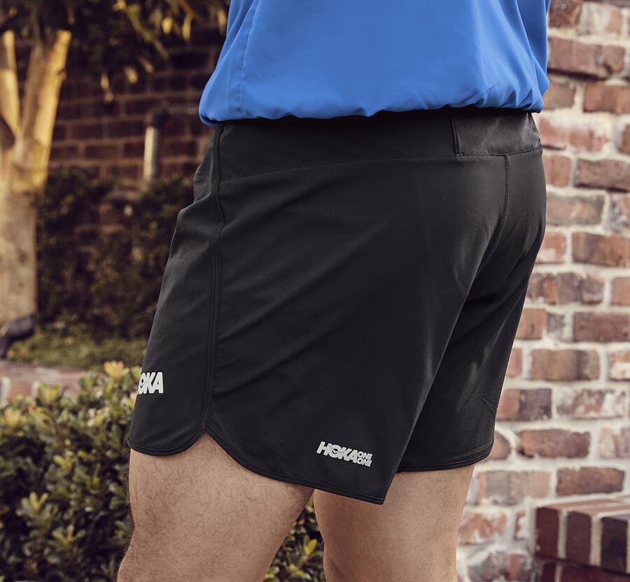 Hoka One One Shorts Herre - Performance - Sort - 549186TYR